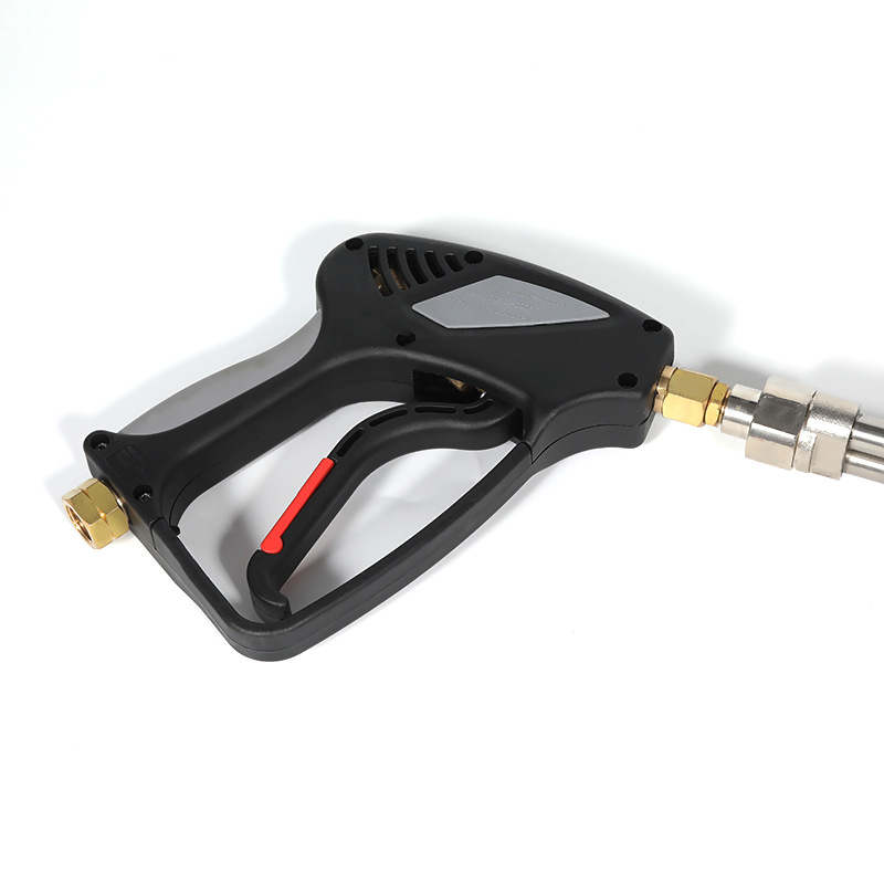 Domácnost vysokotlaká posílená s dlouhým pólem štětcem s vysokotlakou vodní pistolí