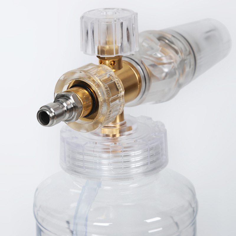 Vysokotlaký velký ústa bílý pěna