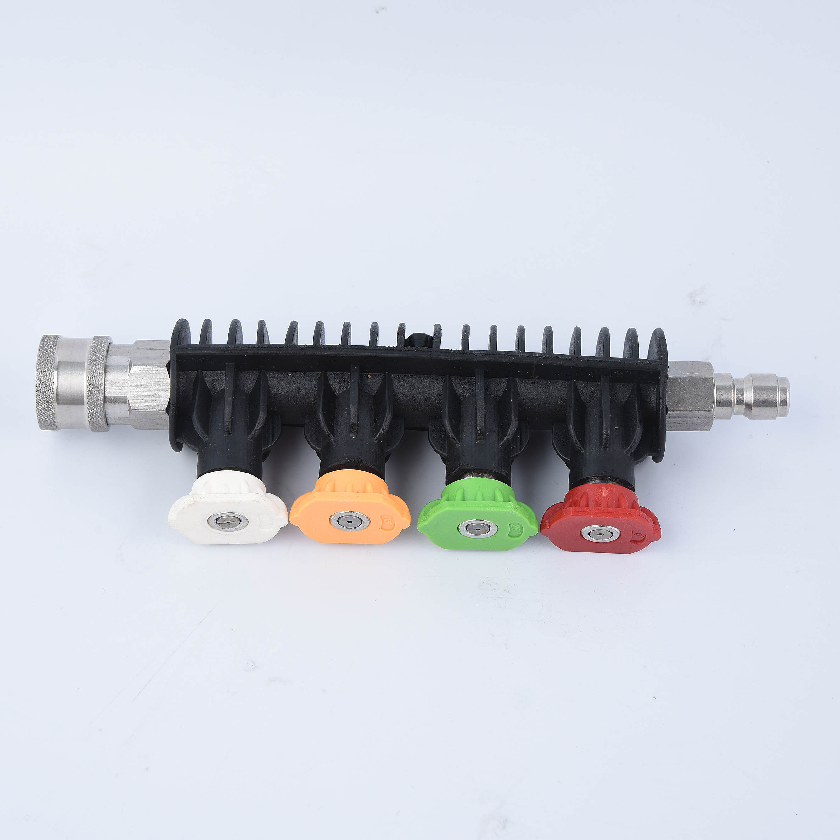 Rychlé připojení z nerezové oceli s držákem trysky a 4 tlakovými myčkami tryskami